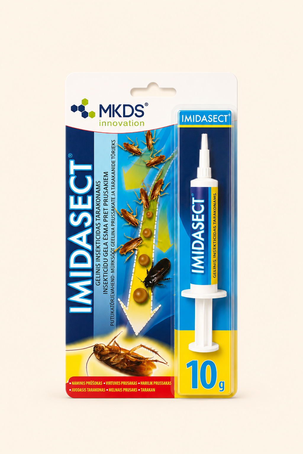 Priemonė tarakonams naikinti IMIDASECT 10g