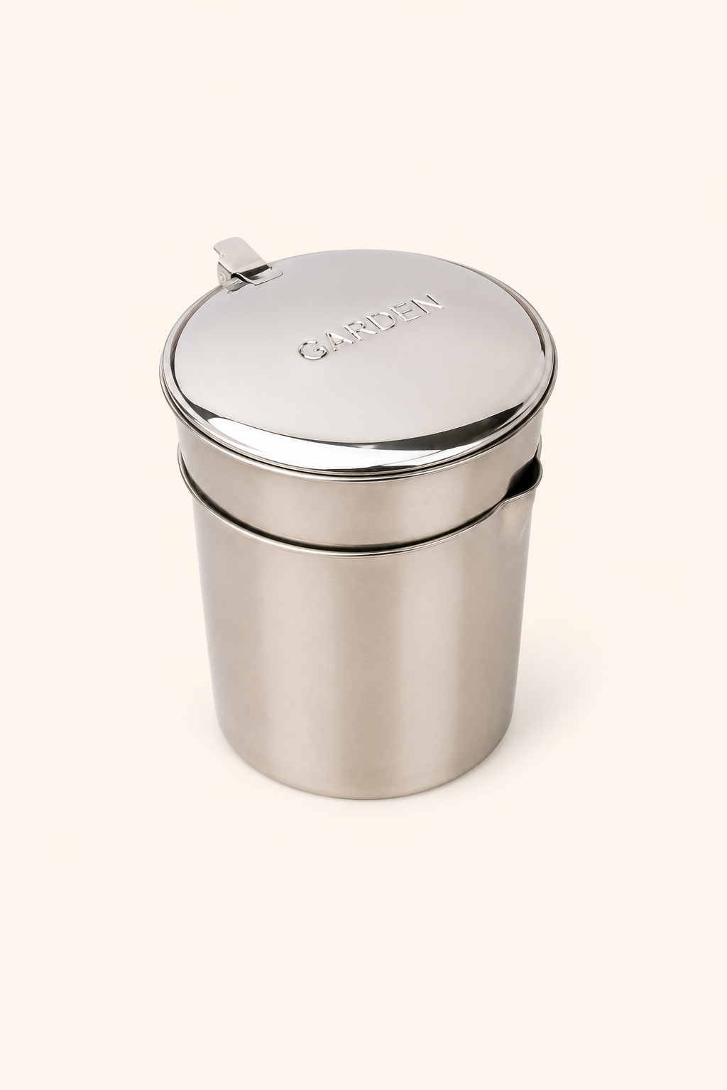 Metalinis indas su dangteliu 800 ml