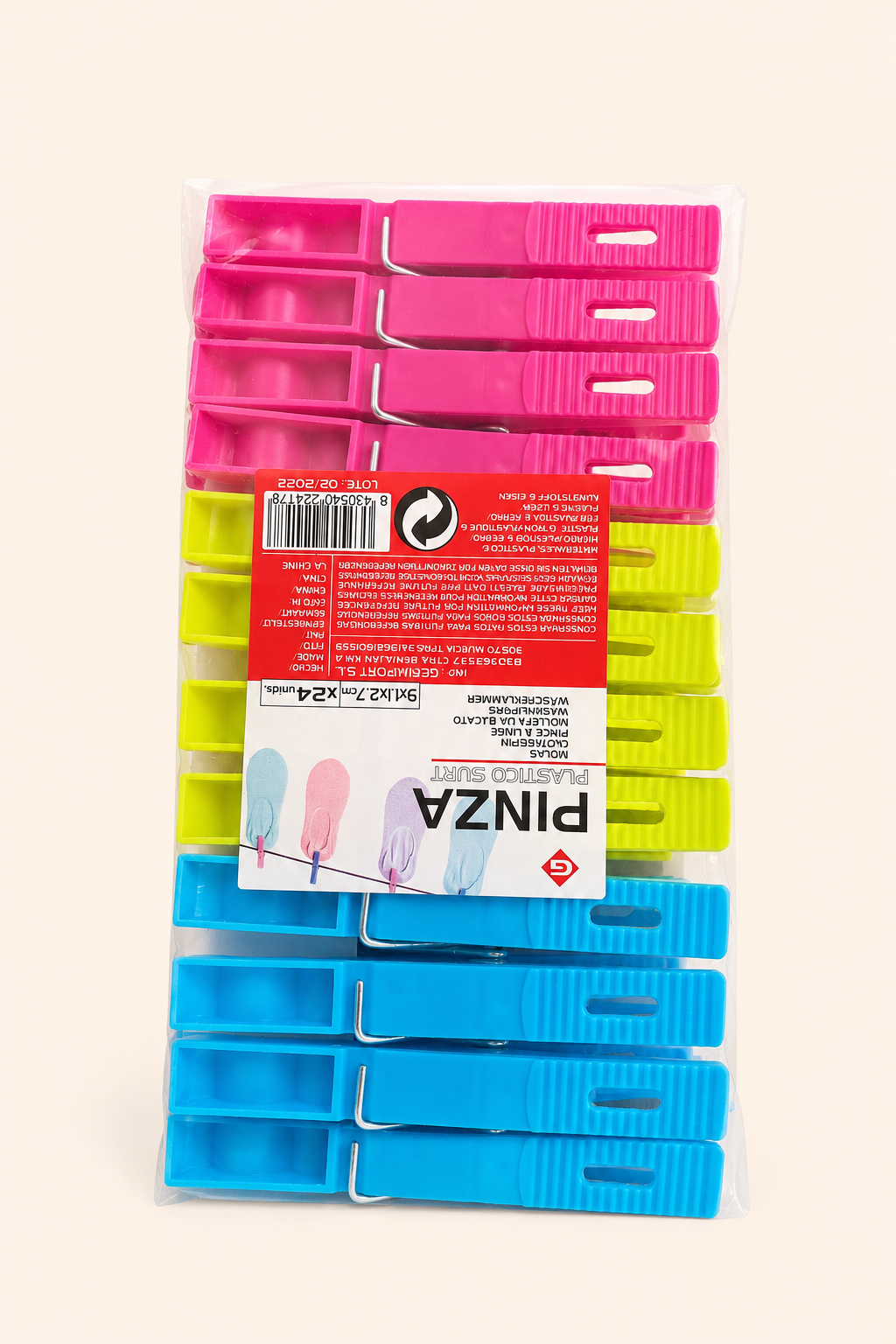 Skalbinių segtukai 24vnt.