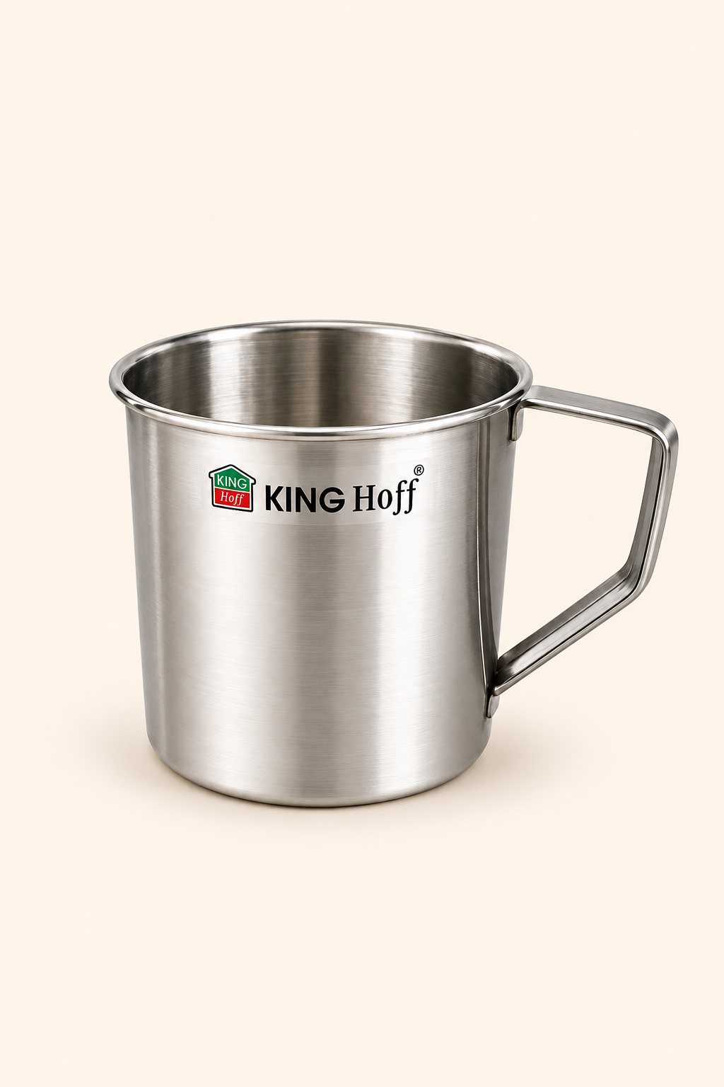 Puodelis metalinis KING Hoff 10cm, 500ml
