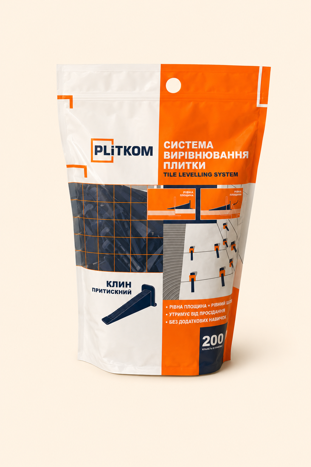 Pleištai 200vnt PLITKOM