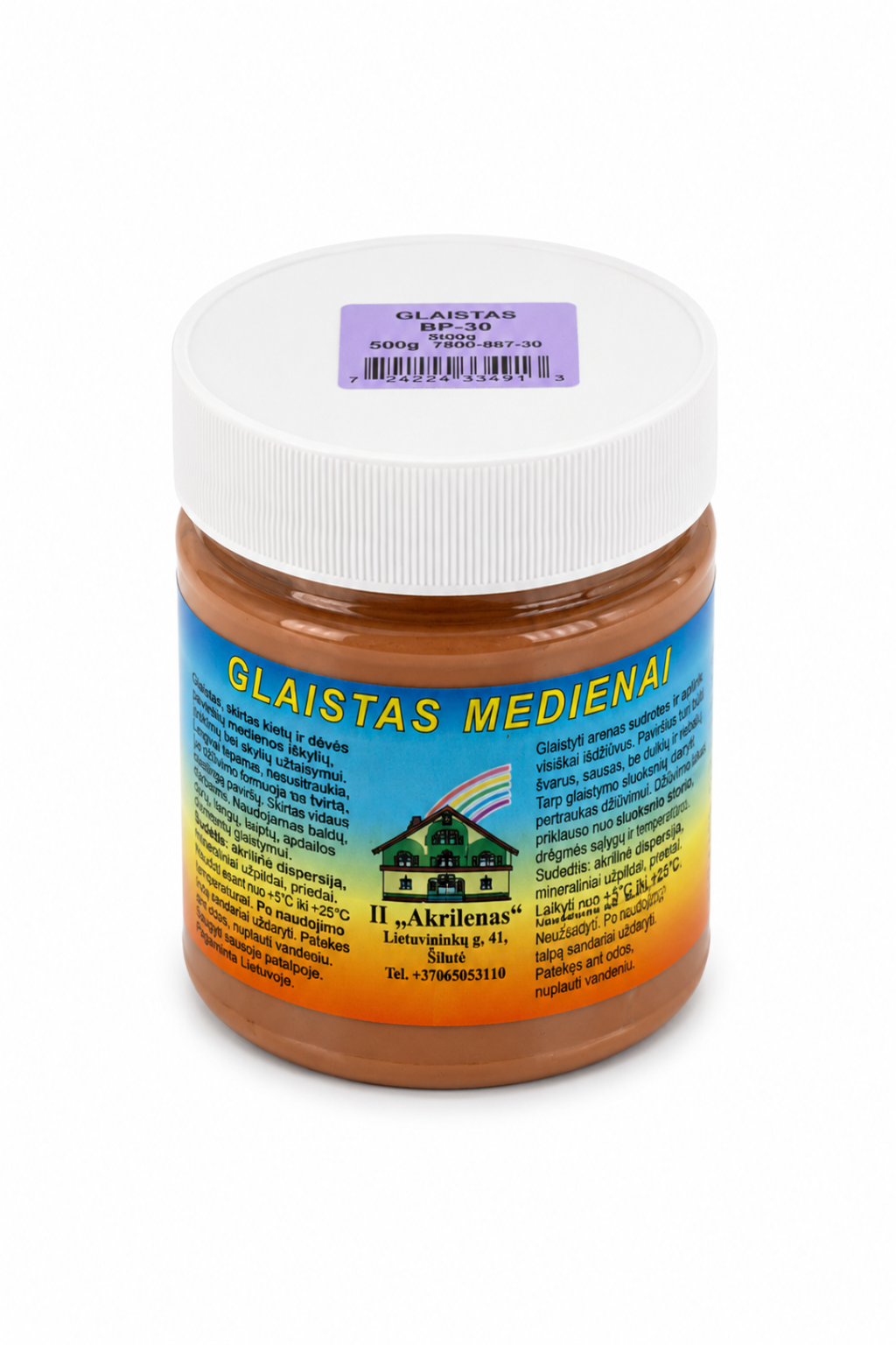 Glaistas medienai 500g – Buko spalva | -64%