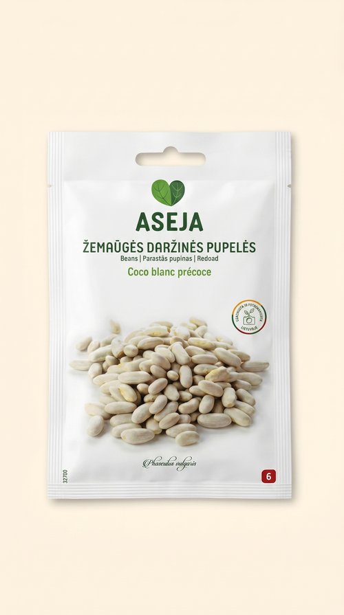 Pupelės Coco blanc précoce
