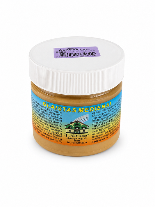 Glaistas medienai 500g – Alksnio spalva | -64%