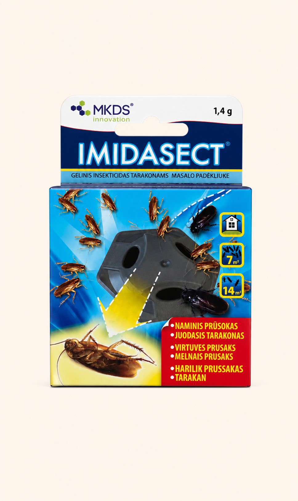 Masalo padėkliukai tarakonams 1,4g