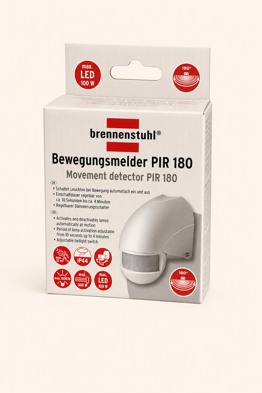 Judesio daviklis Brennenstuhl PIR 180°