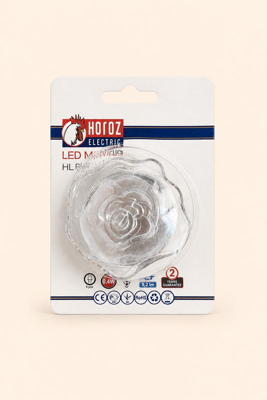 Naktinė LED lemputė Rožė 02067