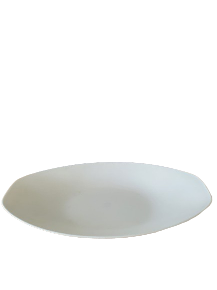 Ovali plastikinė lėkštė