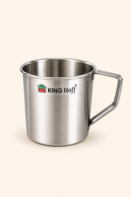 Puodelis metalinis KING Hoff 10cm, 500ml