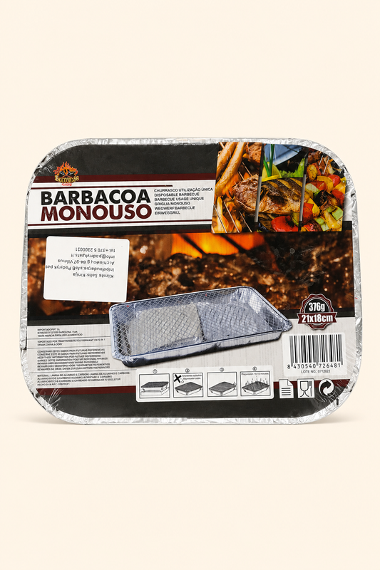 Vienkartinė kepsninė Barbacoa Monouso 21x18cm