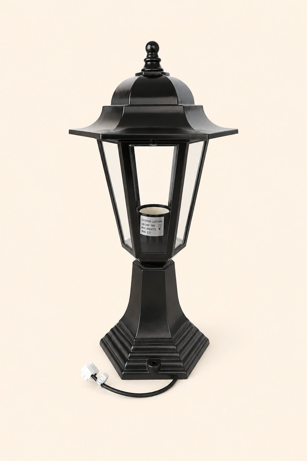 Lauko šviestuvas el-380p2 100w juodas