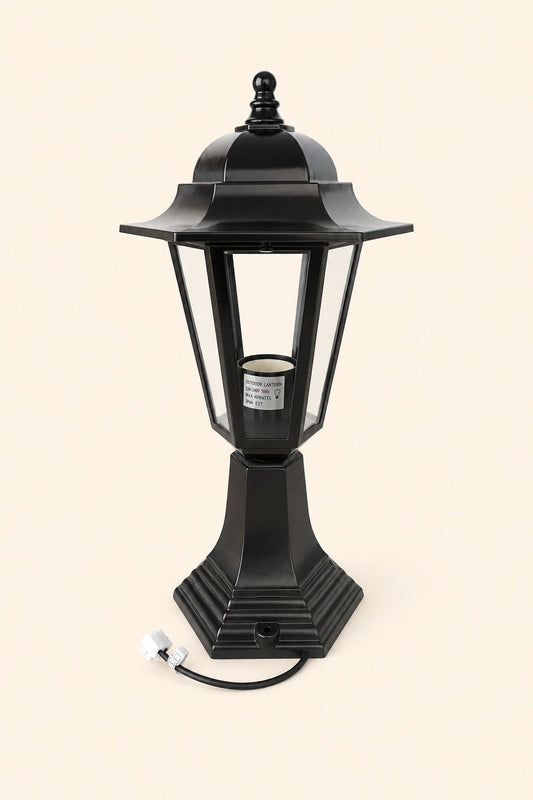 Lauko šviestuvas el-380p2 100w juodas