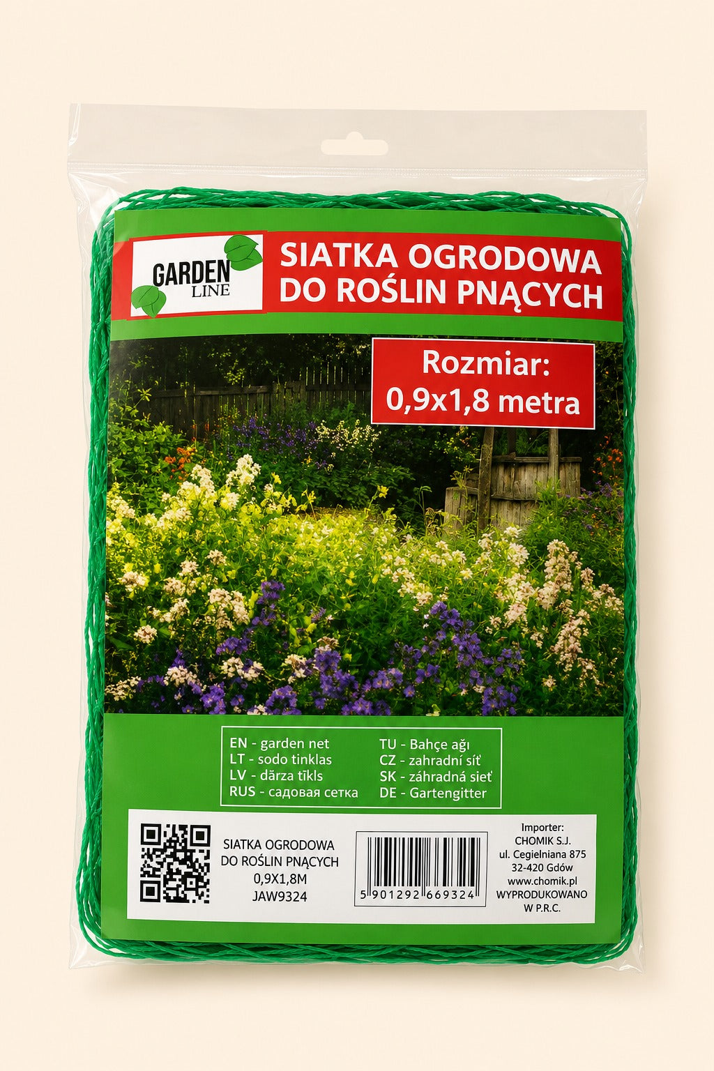 Sodo tinklas augalams 0,9x1,8m