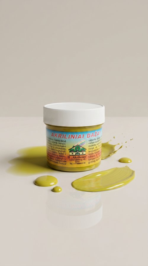 Universalus Dažų Pigmentas AKRILEN, Samaniniai, 120 ml