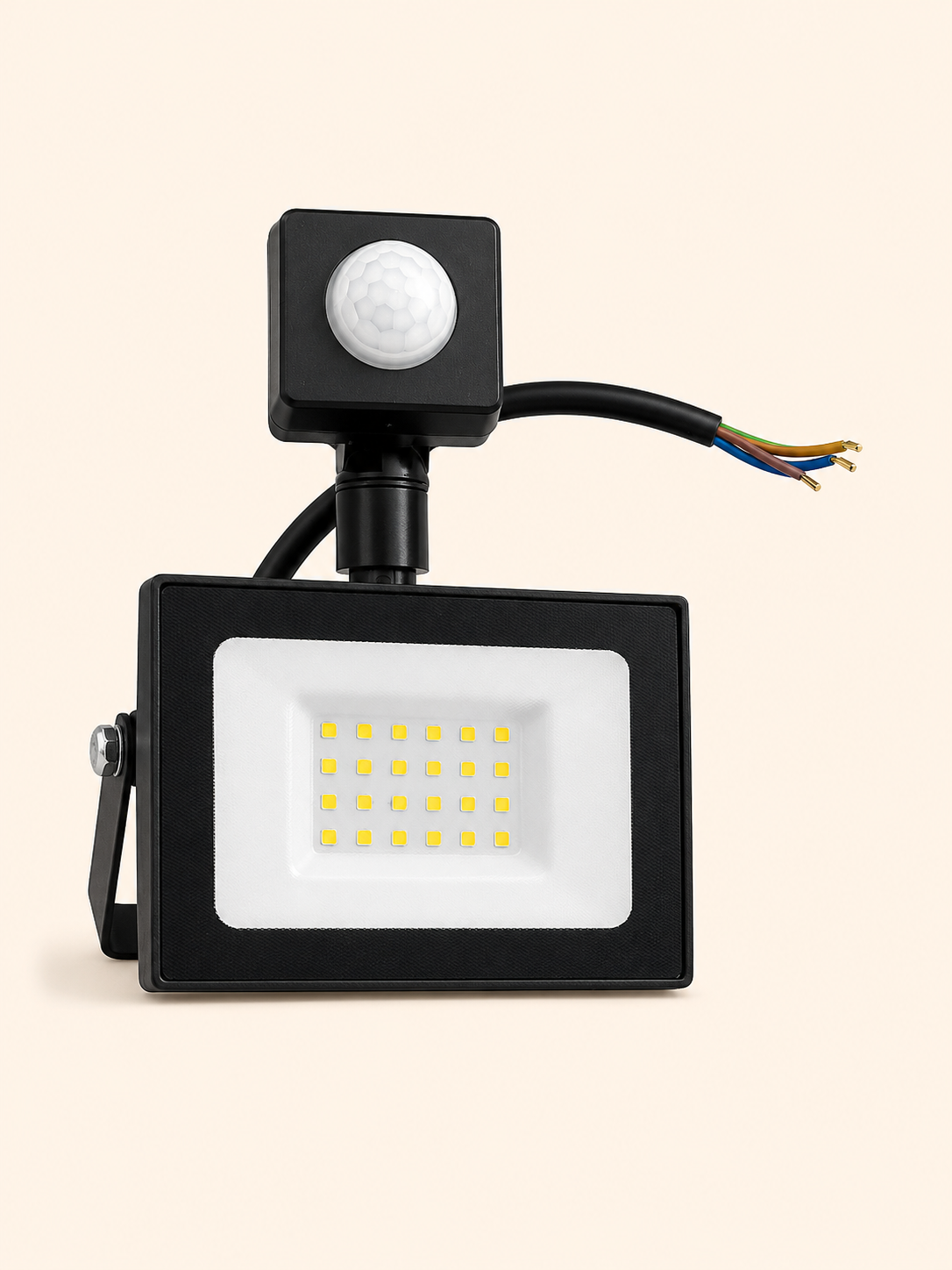 LED prožektorius su judesio davikliu 30W