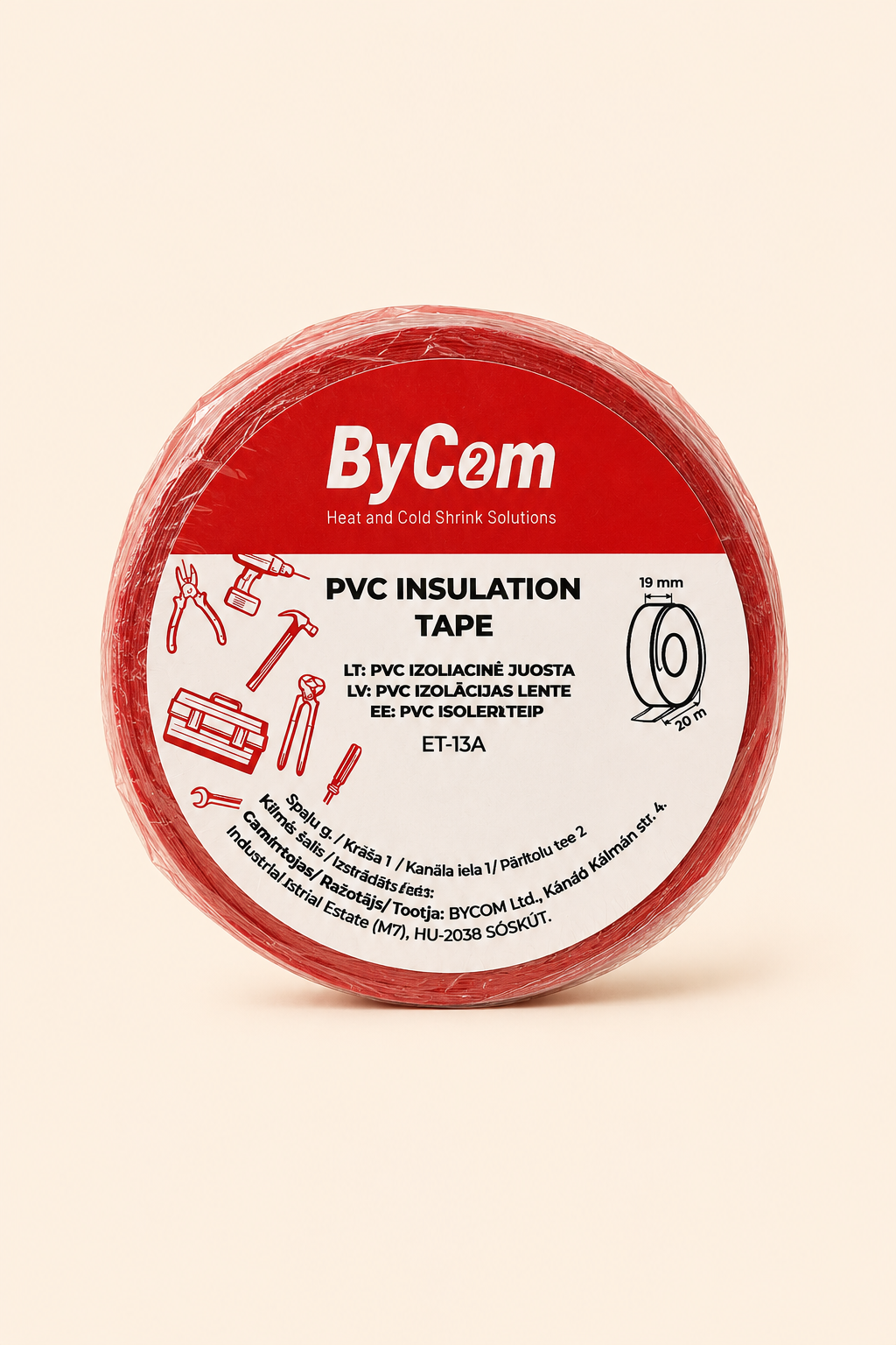 Izoliacinė juosta 20m 40176233 BYCOM