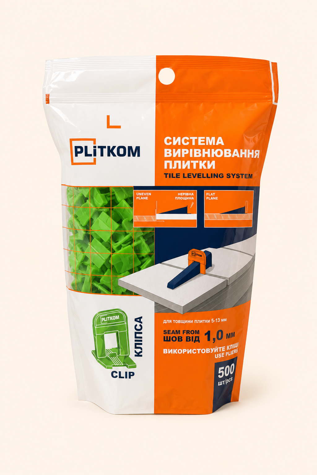 Pritarukėjas 1mm 500vnt. PLITKOM