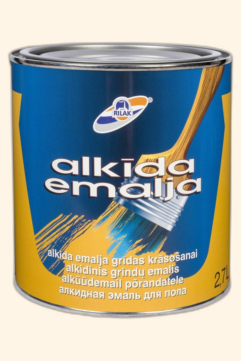 Dažai grindims geltonai rudi 2.7l
