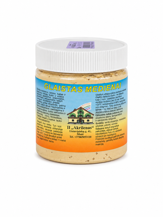Glaistas medienai 1kg – Pušies spalva | -69%