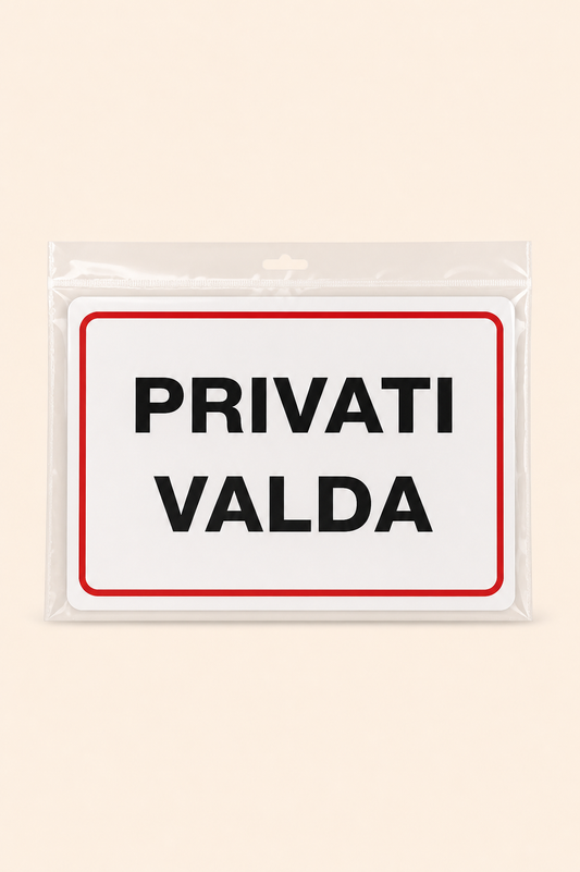 Ženklas PRIVATI VALDA